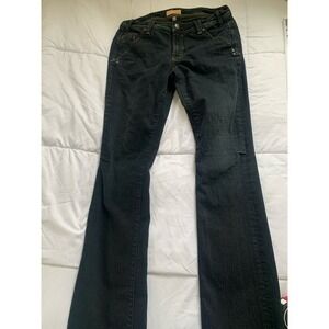 Yanuk Jeans Worker Classic Womens Size 30 Bootcut Flap Pockets made in USA